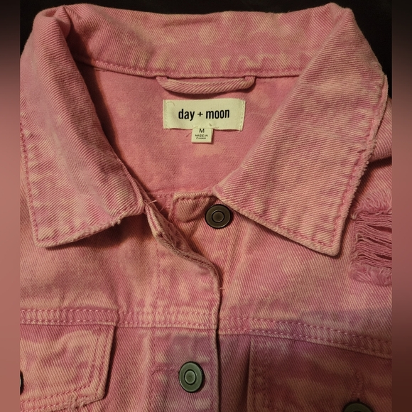 Pink Denim Jacket - Picture 4 of 5